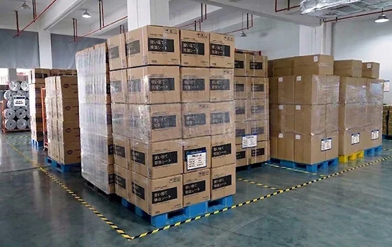 oil absorbent pad industrial packing area