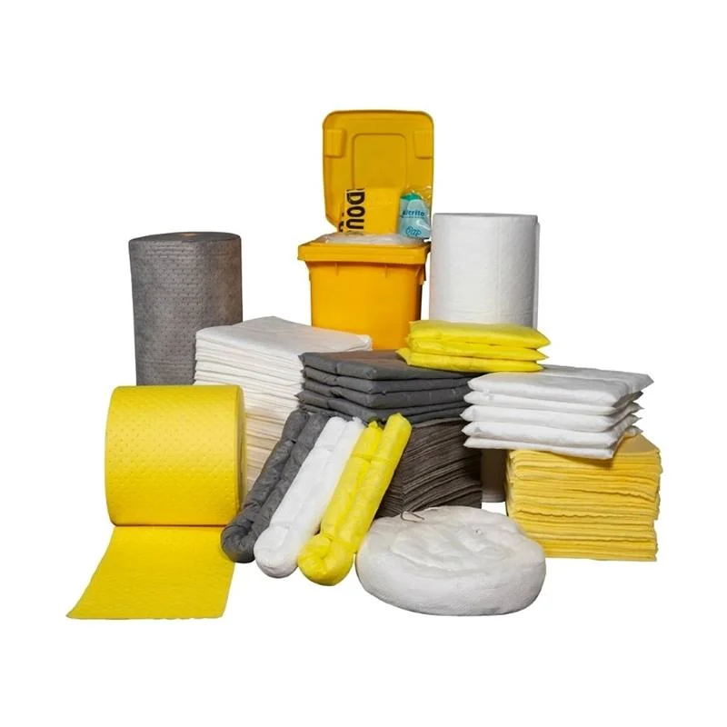 wheeled bin spill kit content for industrial